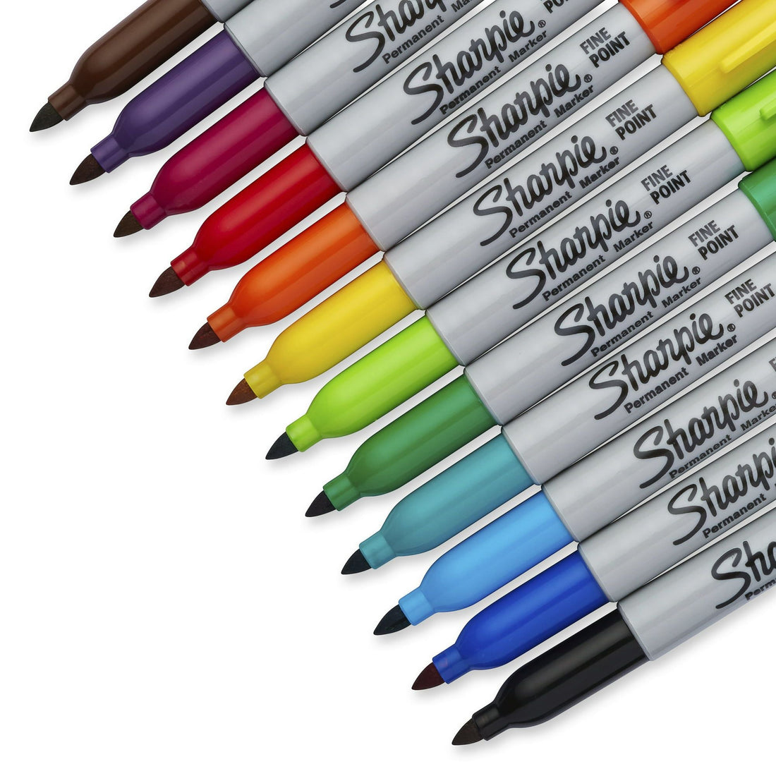 Sharpie Fine Point Permanent Markers – 12 Assorted Colors – BoldHobbyGoods