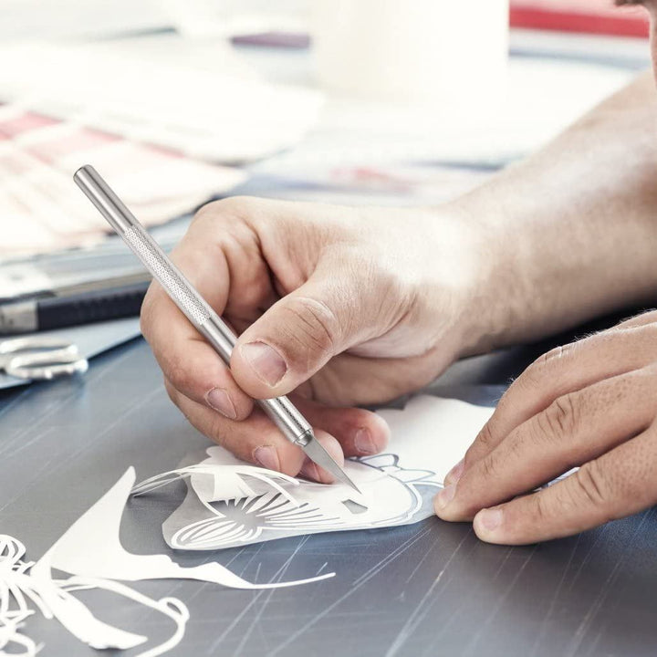 Nicpro 120-Piece #11 Craft Knife Replacement Blades with Storage Case