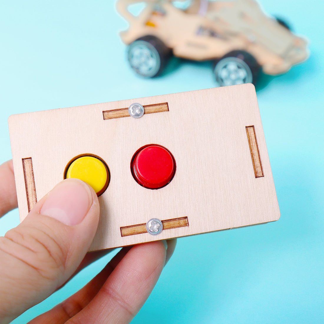 Infrared Remote-Controlled Car DIY Kit – STEM Educational Toy