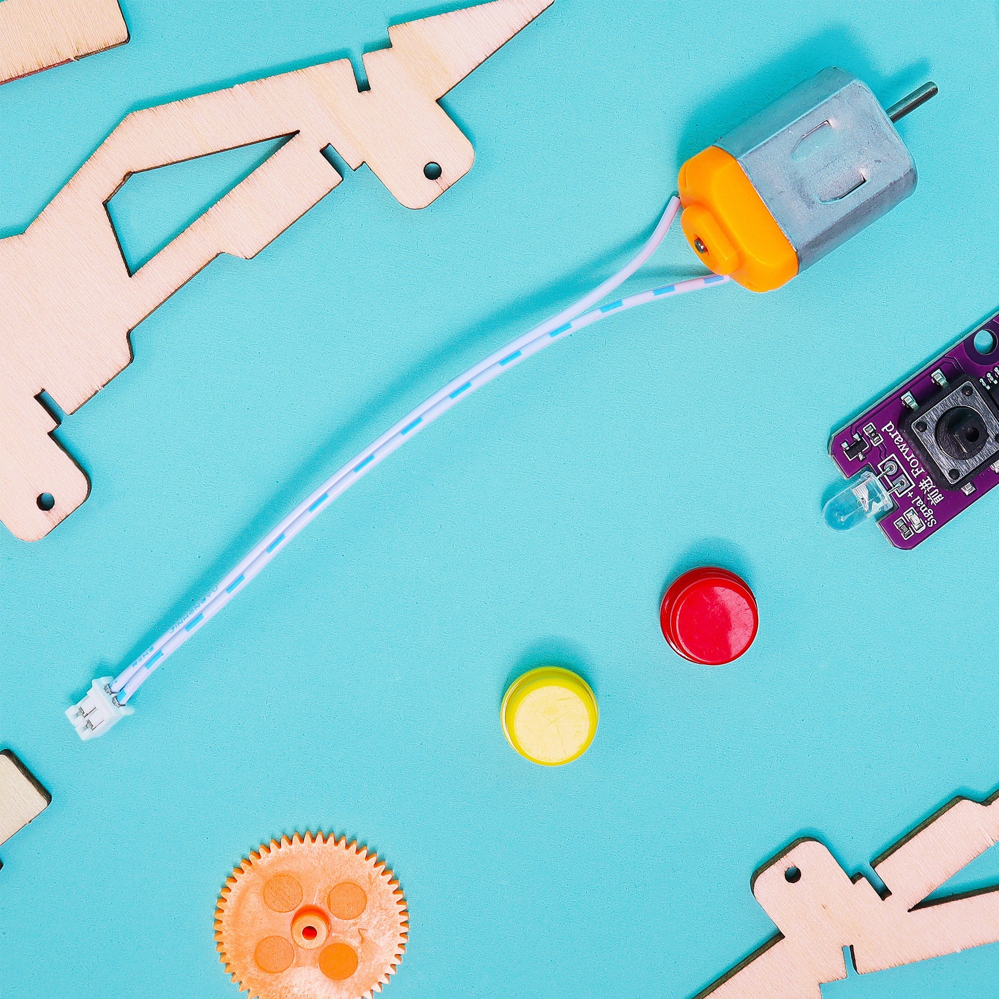 Infrared Remote-Controlled Car DIY Kit – STEM Educational Toy