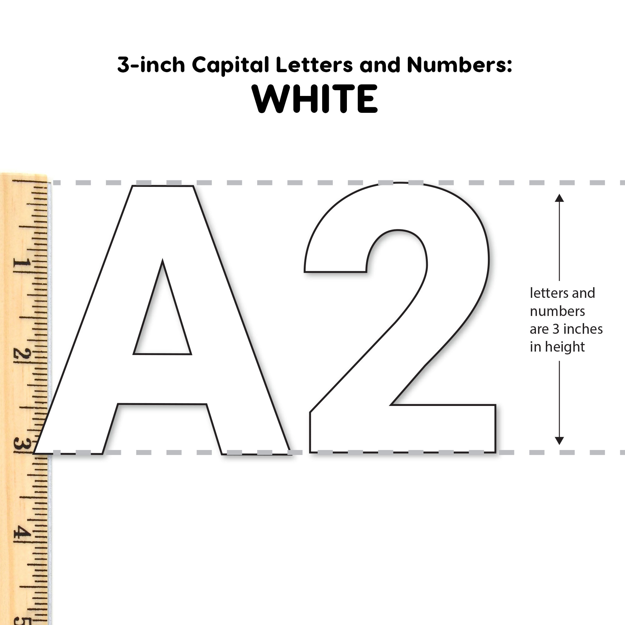 Bulletin Board Letters – 3 inch