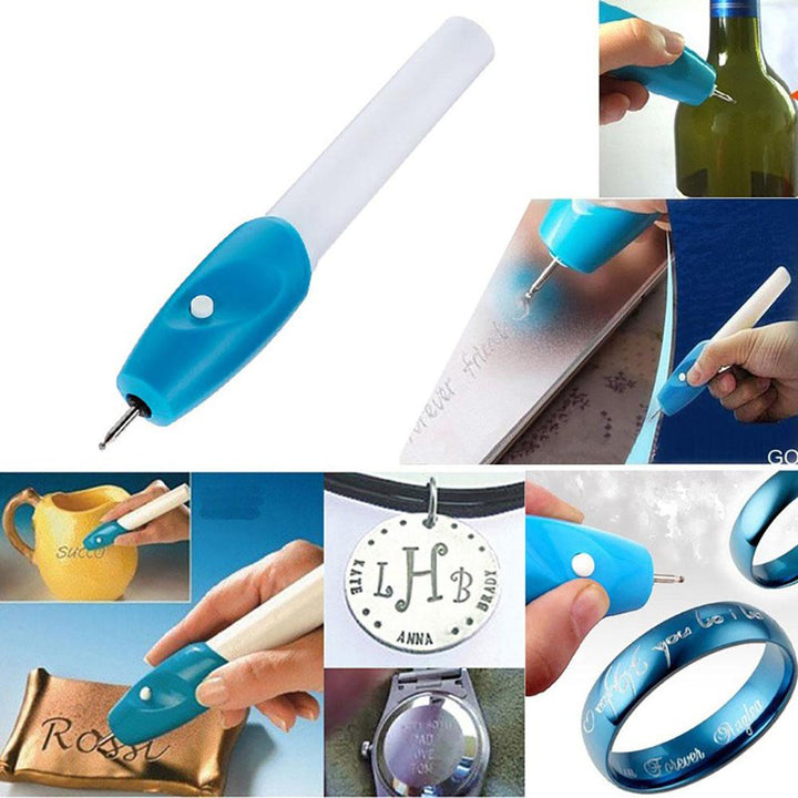 Mini Electric Jewellery Metal Plastic Wood Glass Engraving Pen Carving Machine Graver Tool Educational Equipment