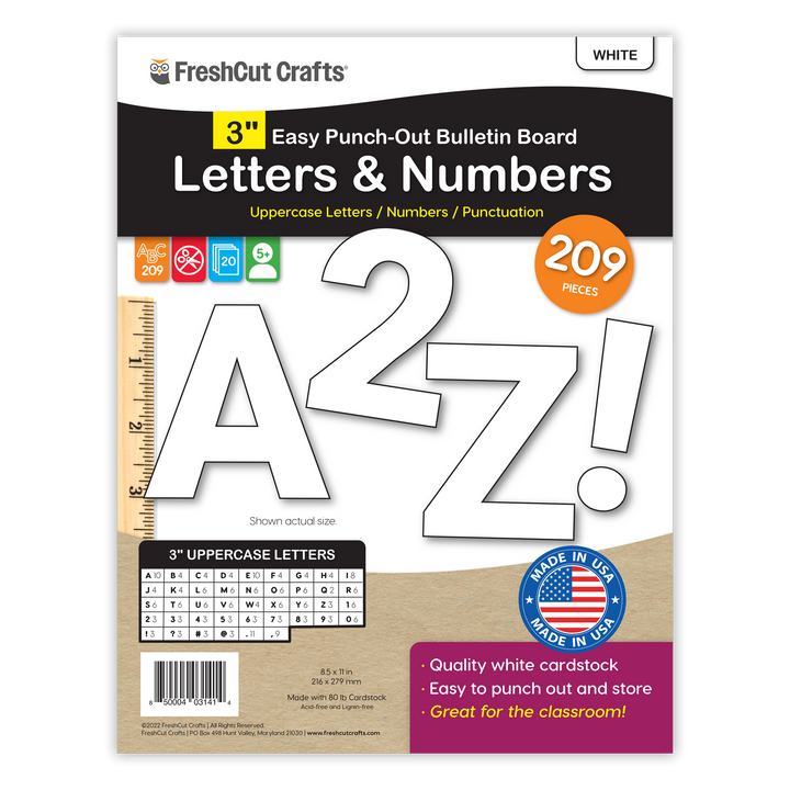Bulletin Board Letters – 3 inch