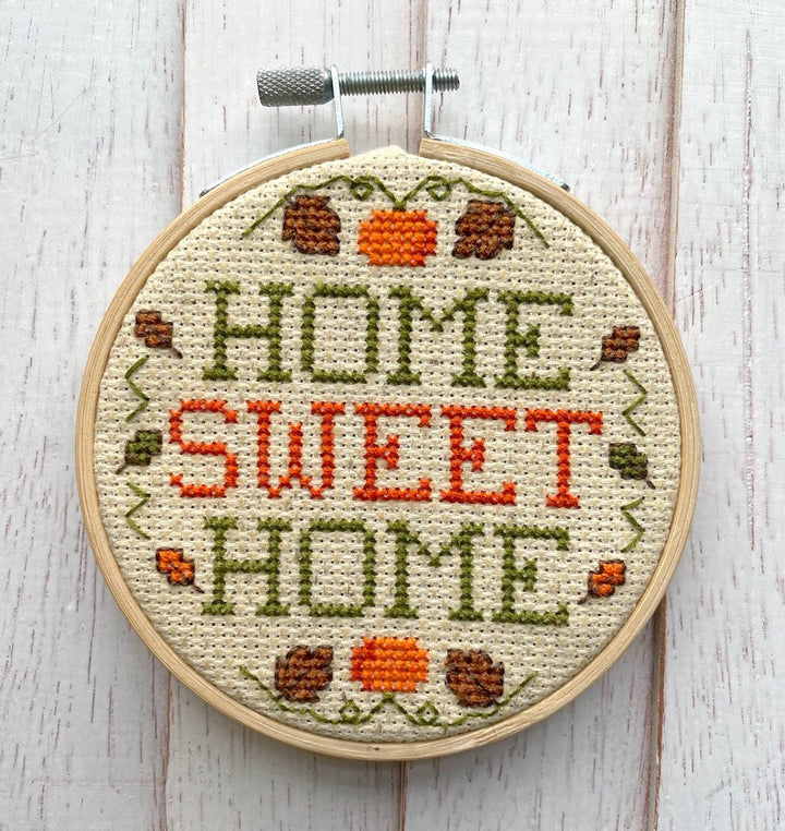 Home Sweet Home Fall Counted Cross Stitch Kit