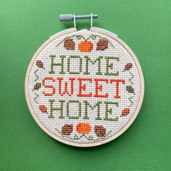 Home Sweet Home Fall Counted Cross Stitch Kit