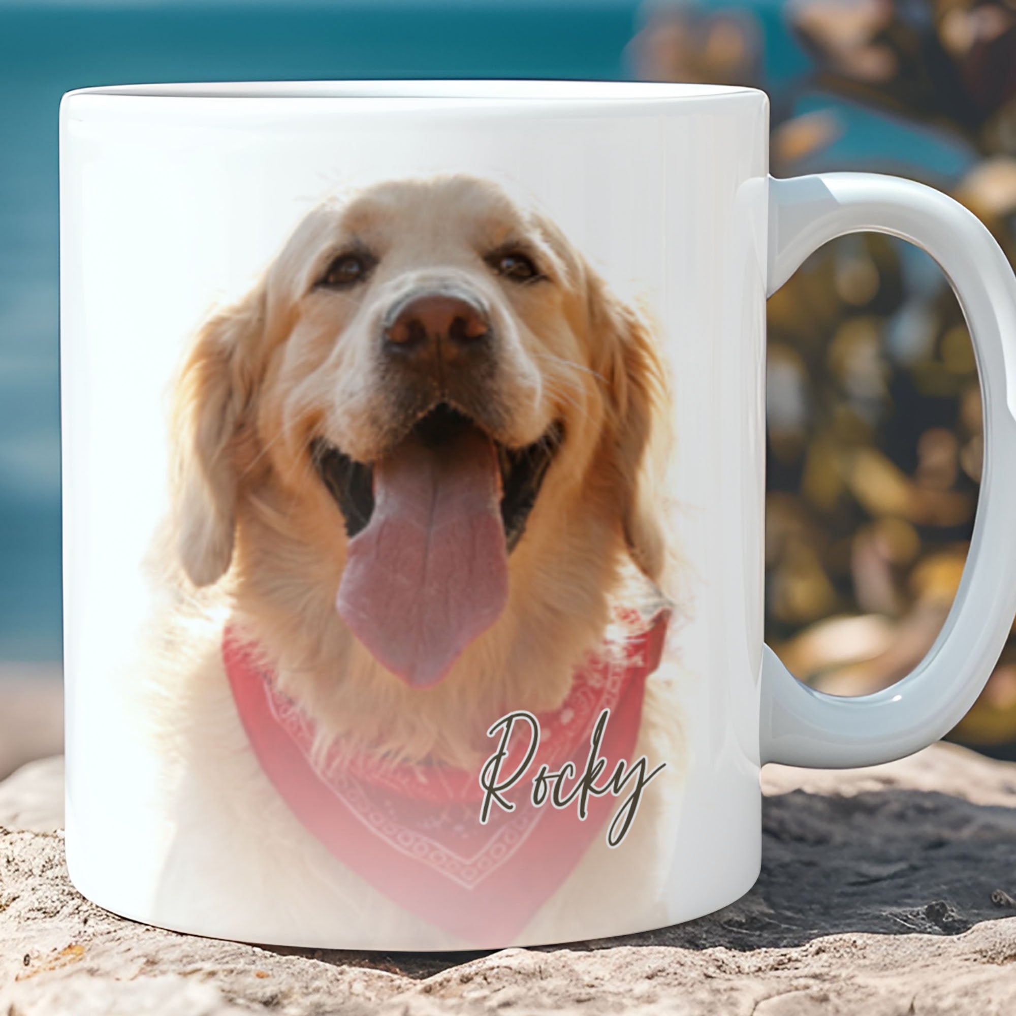 custom Pet Photo Dog Coffee MugC