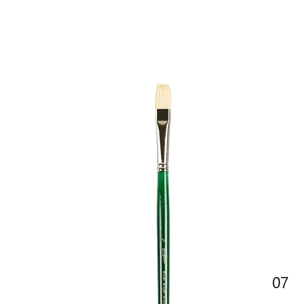 Oil Acrylic Watercolor Bristle Paint Brushes 100% Natural Chungking Hog Hair Filbert Paint brush Set Drawing Art Supplies