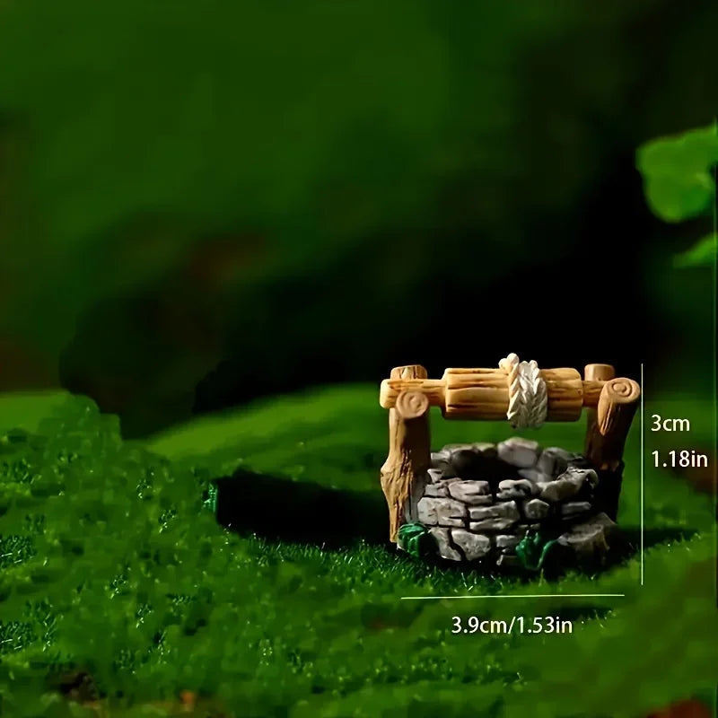 Miniature Wonderland Well Statue – Handmade Resin Decoration