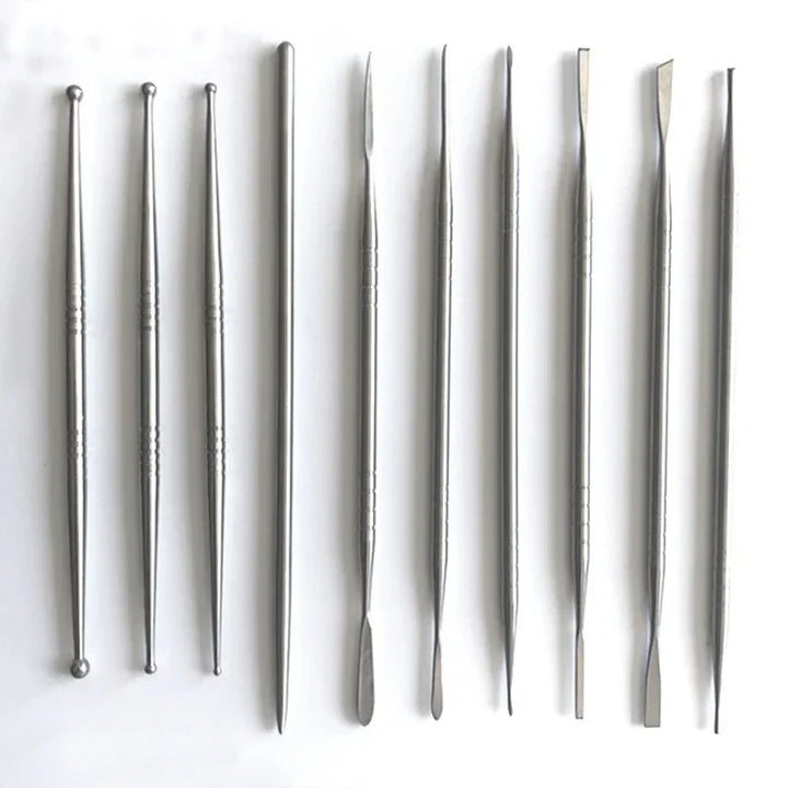 10-Piece Stainless Steel Clay Sculpting & Engraving Tool Set