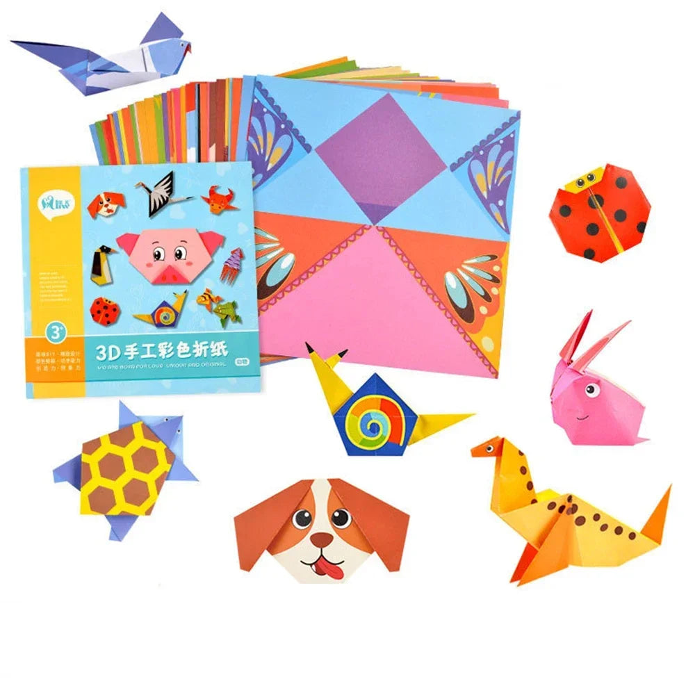 Montessori Animal Origami Paper Craft Kit for Kids