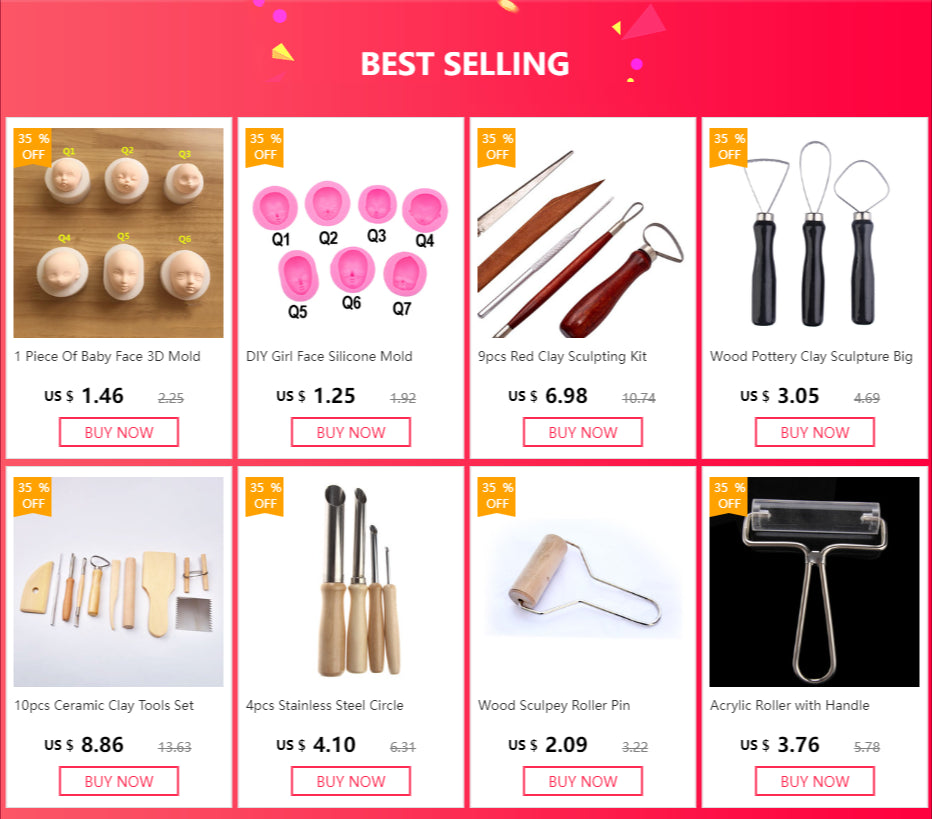 10-Piece Stainless Steel Clay Sculpting & Engraving Tool Set