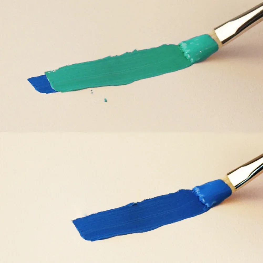 Oil Acrylic Watercolor Bristle Paint Brushes 100% Natural Chungking Hog Hair Filbert Paint brush Set Drawing Art Supplies