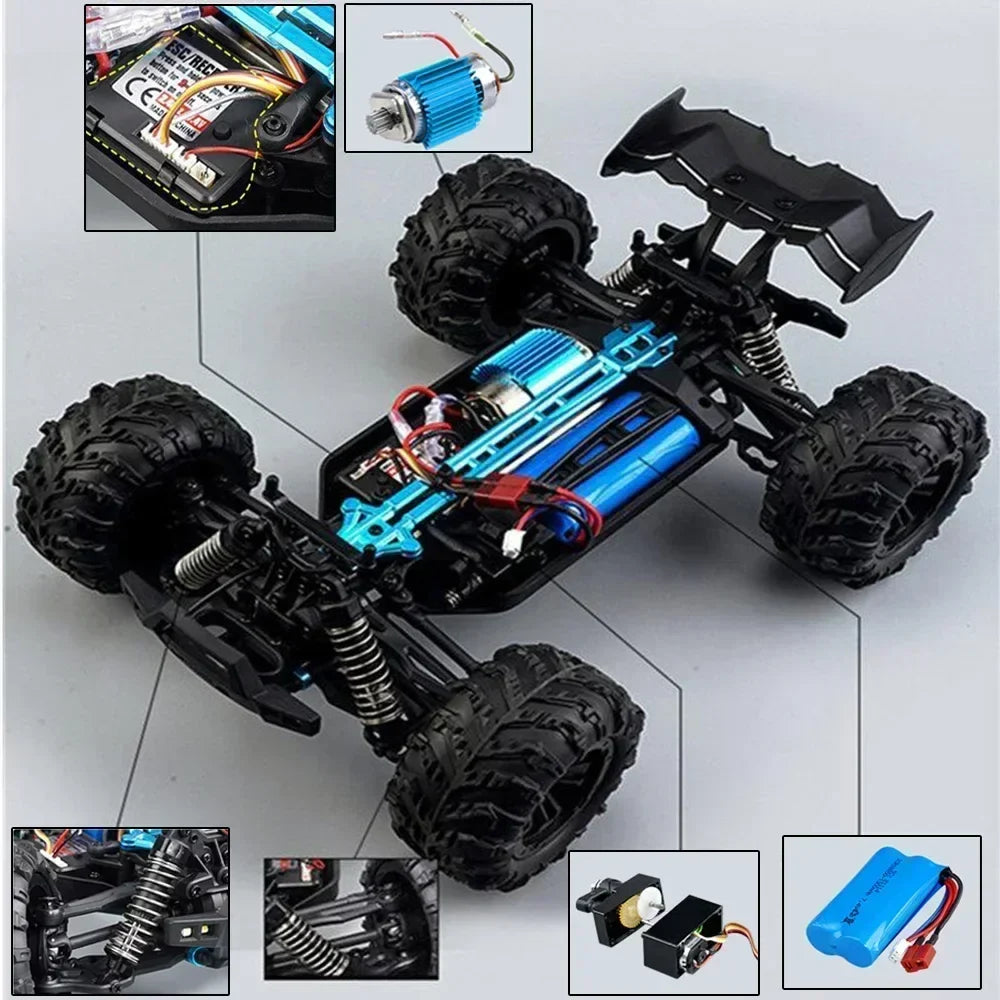 WLtoys 1:16 RC Car 50KM/H 4WD Off-Road Monster Truck Toy