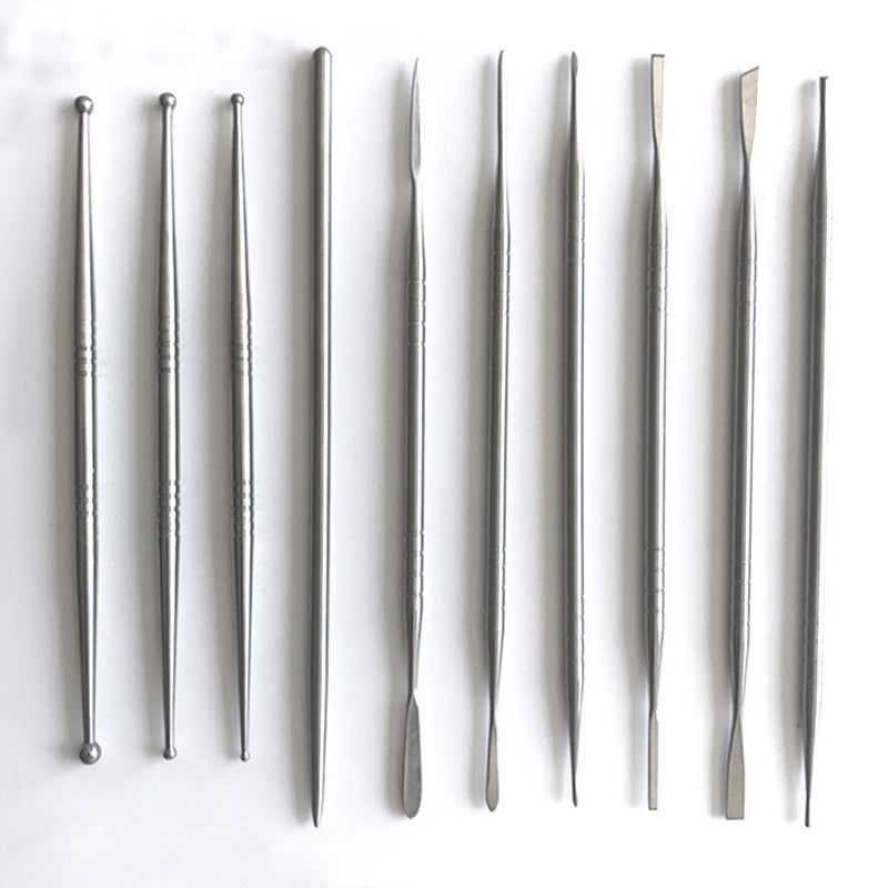 10-Piece Stainless Steel Clay Sculpting & Engraving Tool Set