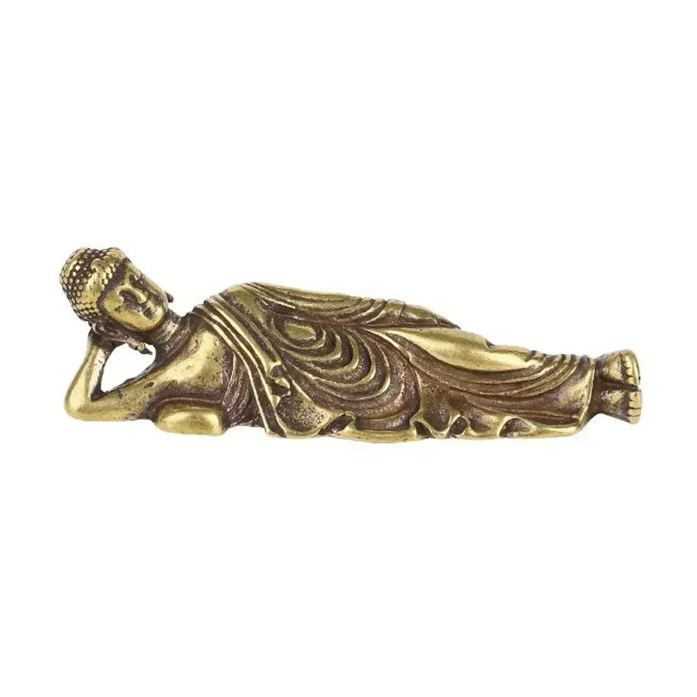 Solid Brass Miniature Buddha Statue – Handmade Home & Office Decor
