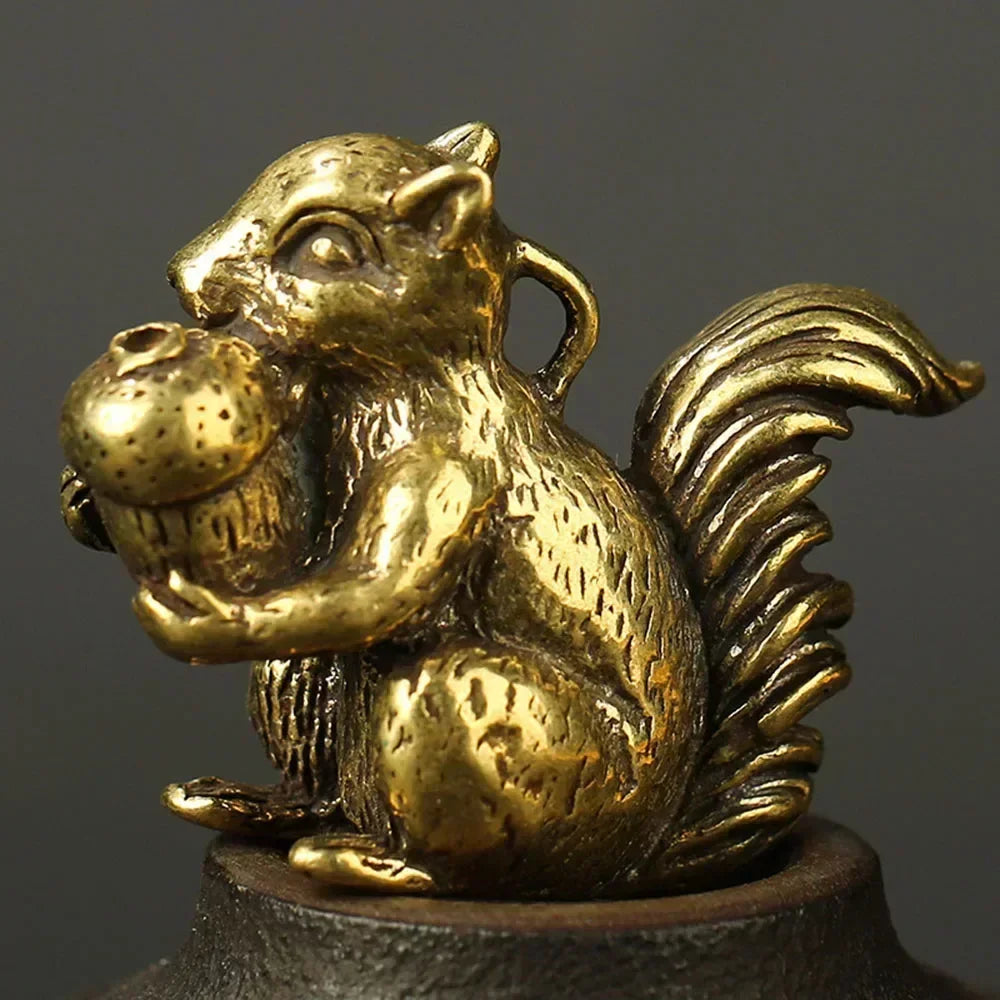 Solid Brass Miniature Buddha Statue – Handmade Home & Office Decor