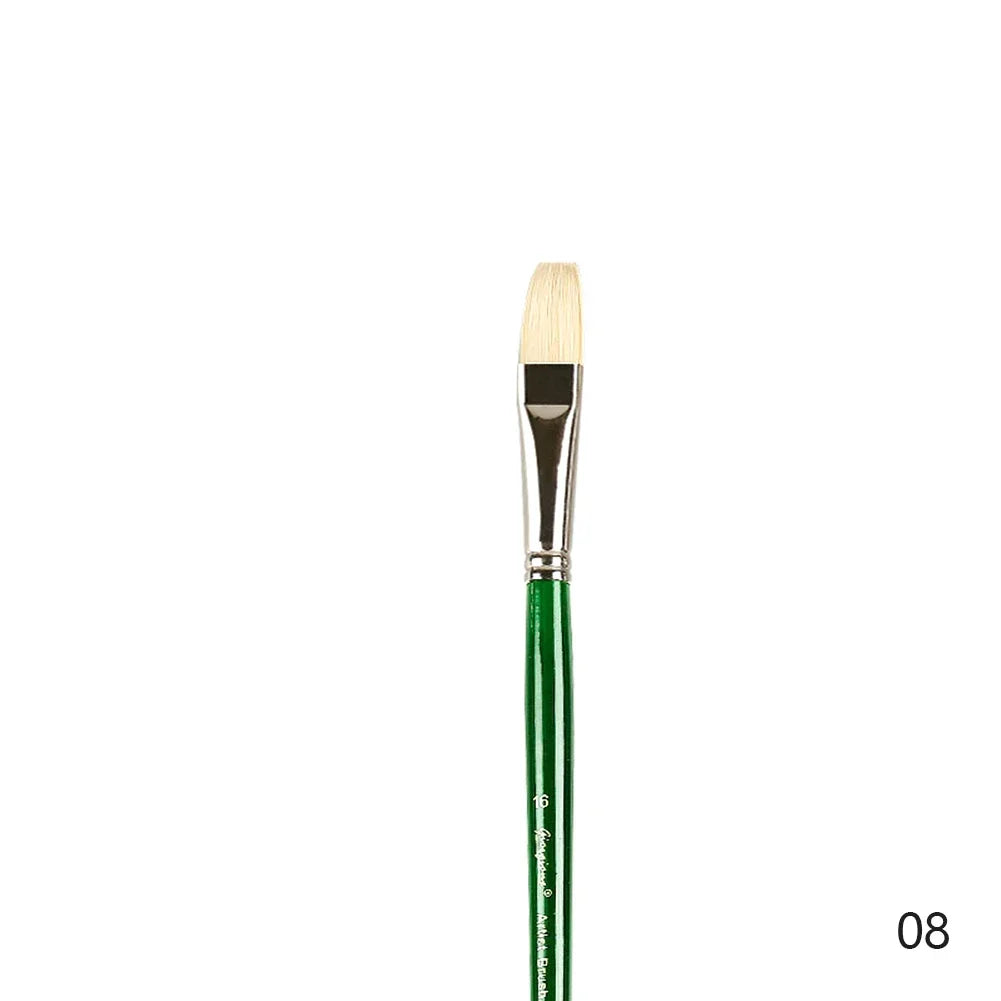Oil Acrylic Watercolor Bristle Paint Brushes 100% Natural Chungking Hog Hair Filbert Paint brush Set Drawing Art Supplies