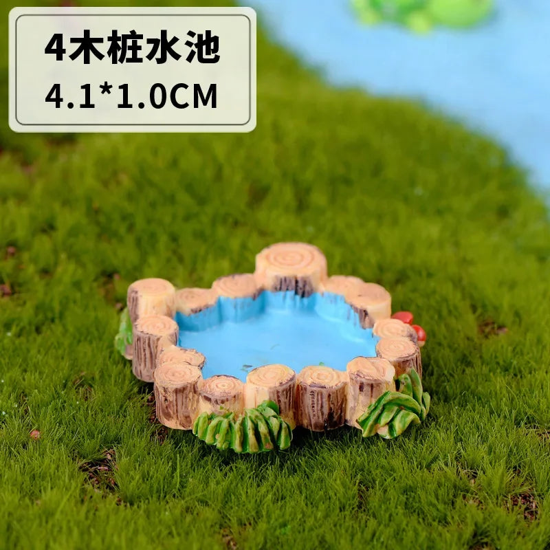 Miniature Wonderland Well Statue – Handmade Resin Decoration
