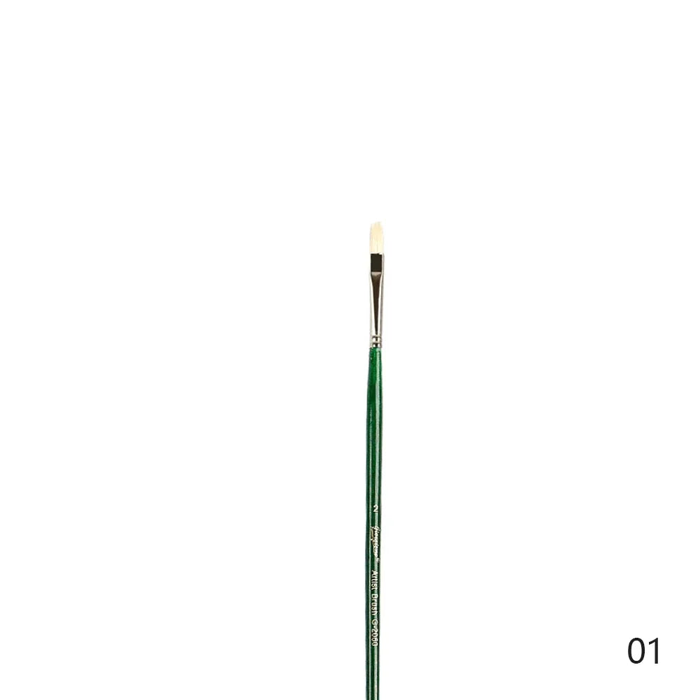 Oil Acrylic Watercolor Bristle Paint Brushes 100% Natural Chungking Hog Hair Filbert Paint brush Set Drawing Art Supplies