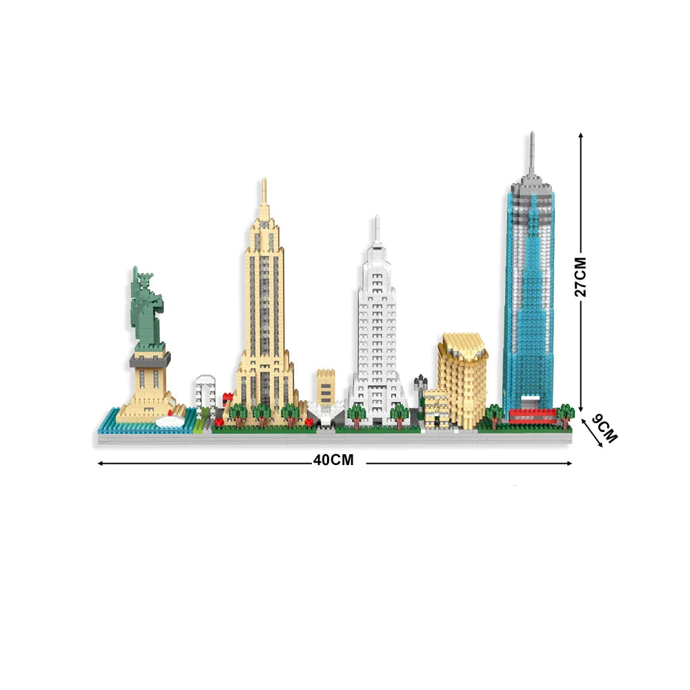 Statue of Liberty Building Block Model – DIY Replica