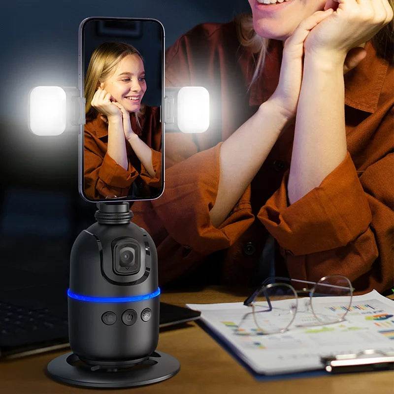 AI Smart 360° Face Tracking Smartphone Gimbal Stabilizer