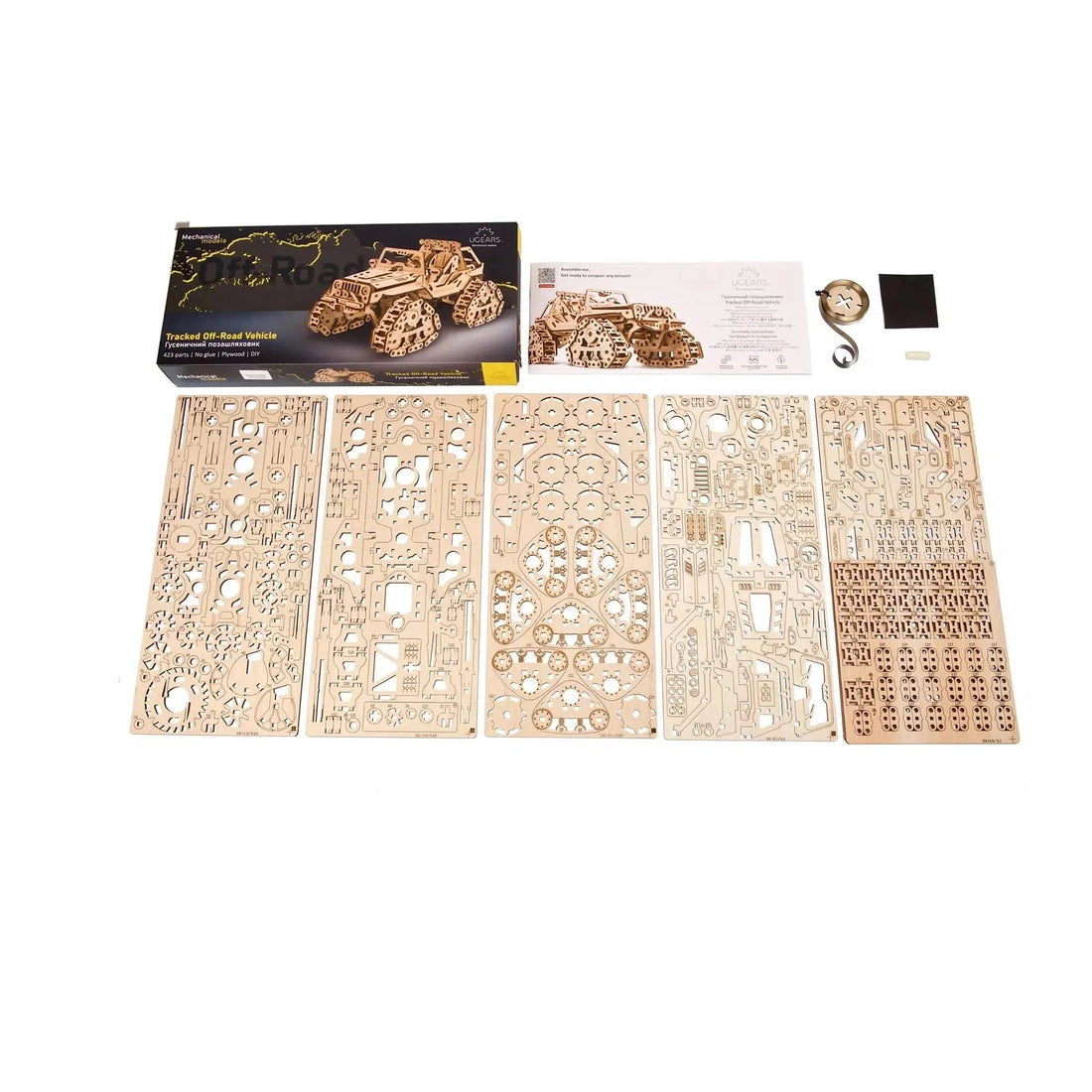 Tracked Off-Road Vehicle 3D Wood Model Kit UGEARS