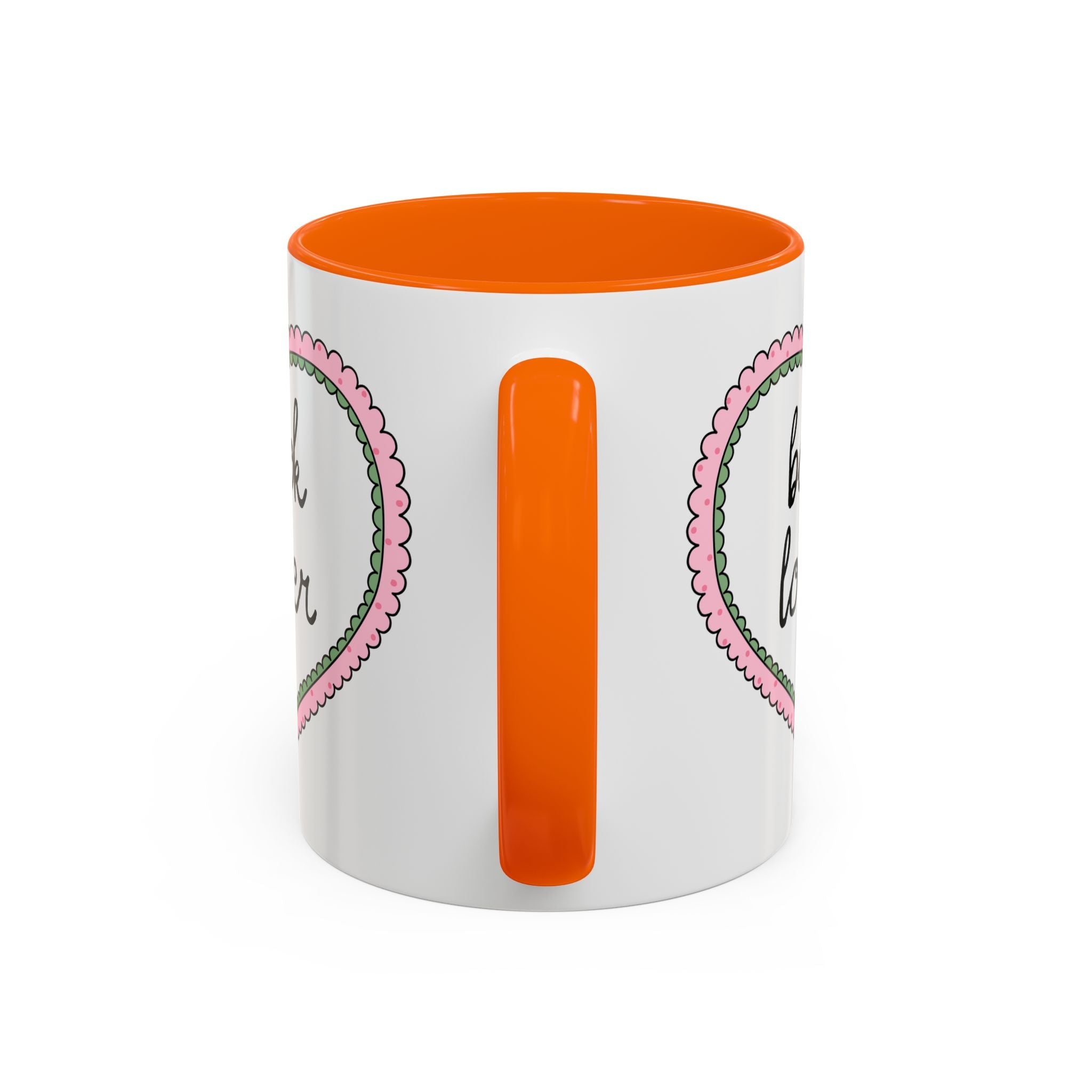 Book Lover Coffee Mug with Heart
