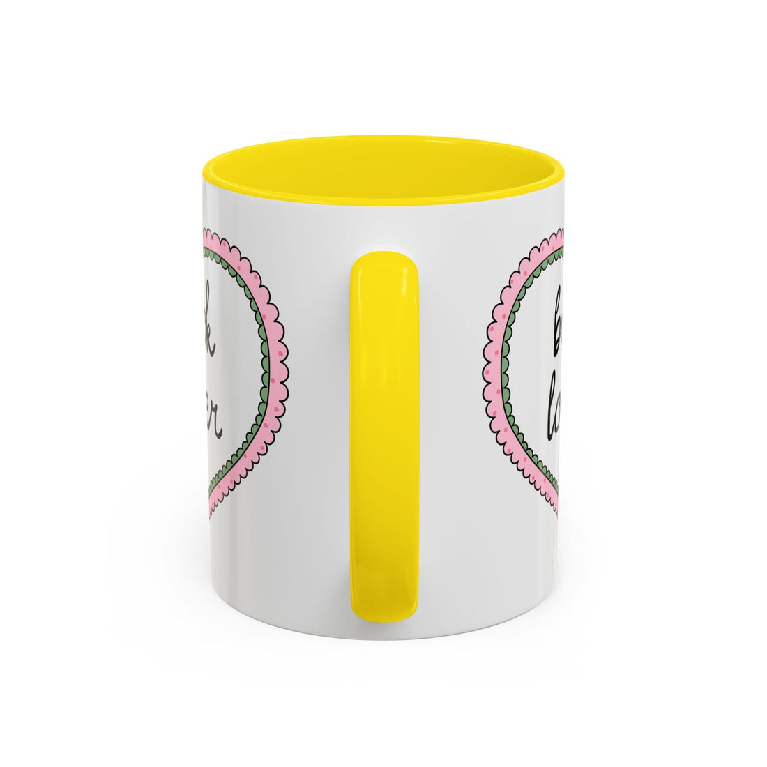 Book Lover Coffee Mug with Heart