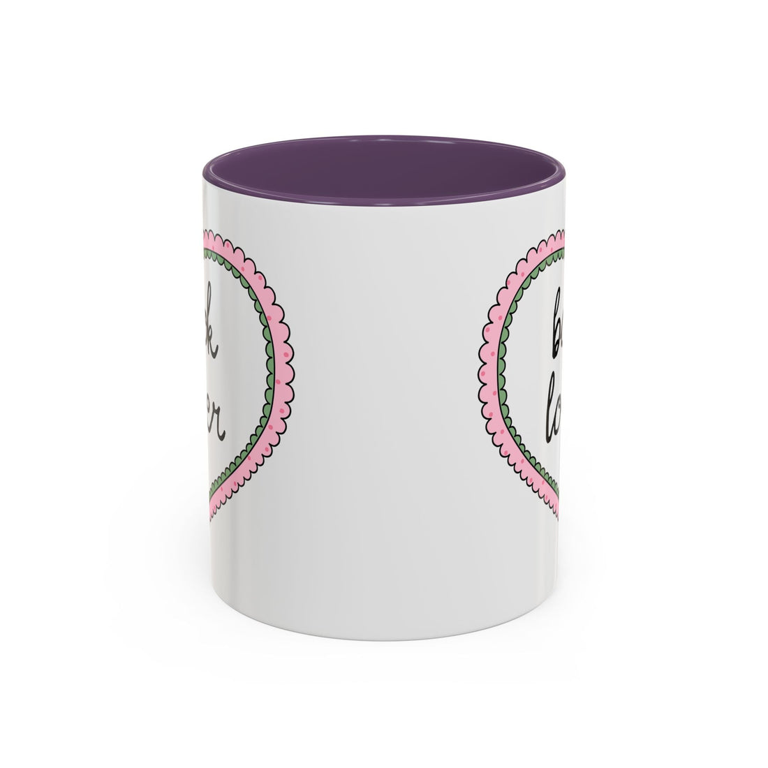 Book Lover Coffee Mug with Heart