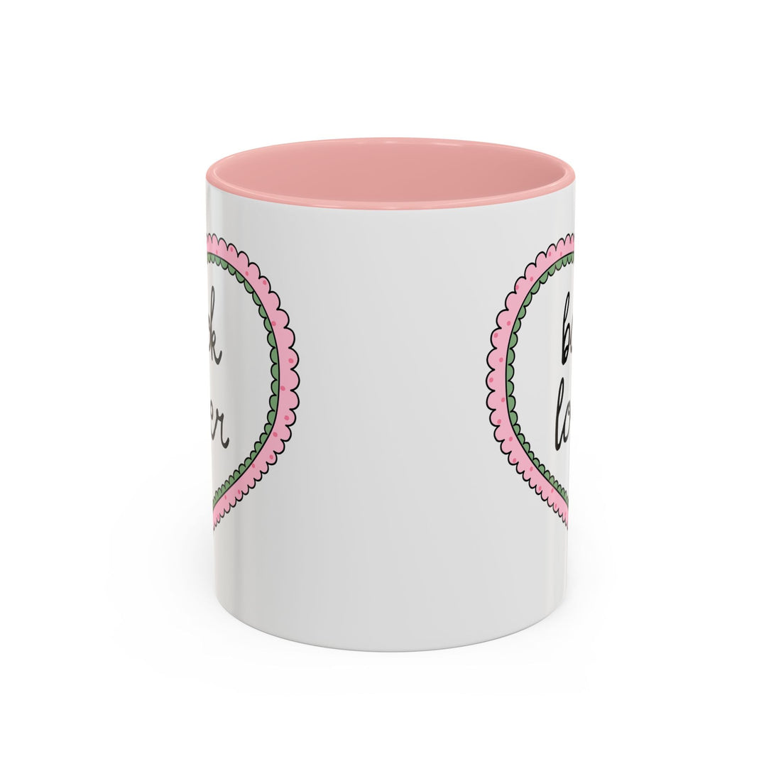 Book Lover Coffee Mug with Heart