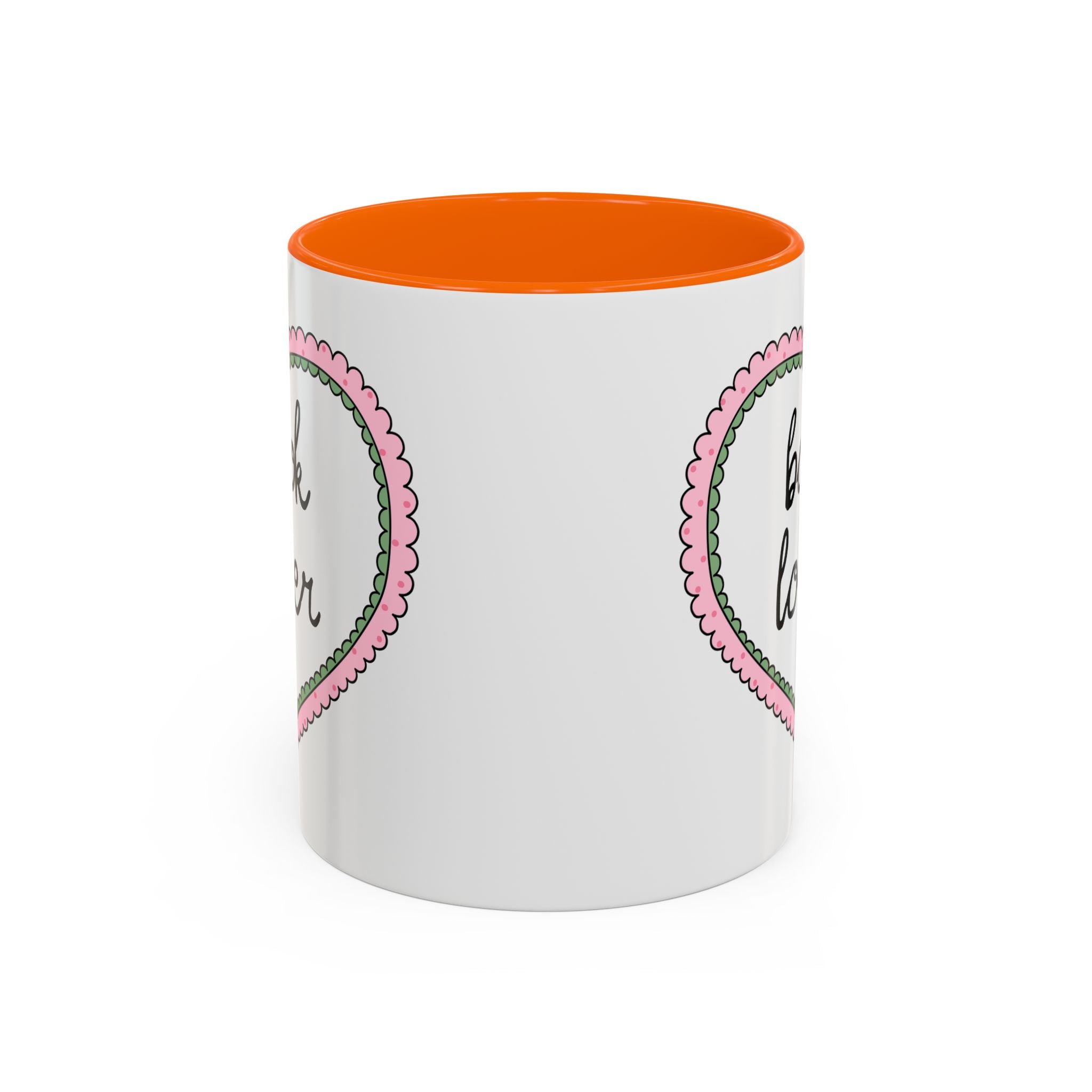 Book Lover Coffee Mug with Heart