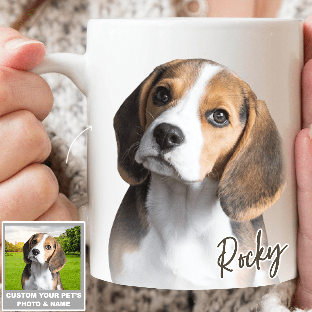custom Pet Photo Dog Coffee MugC