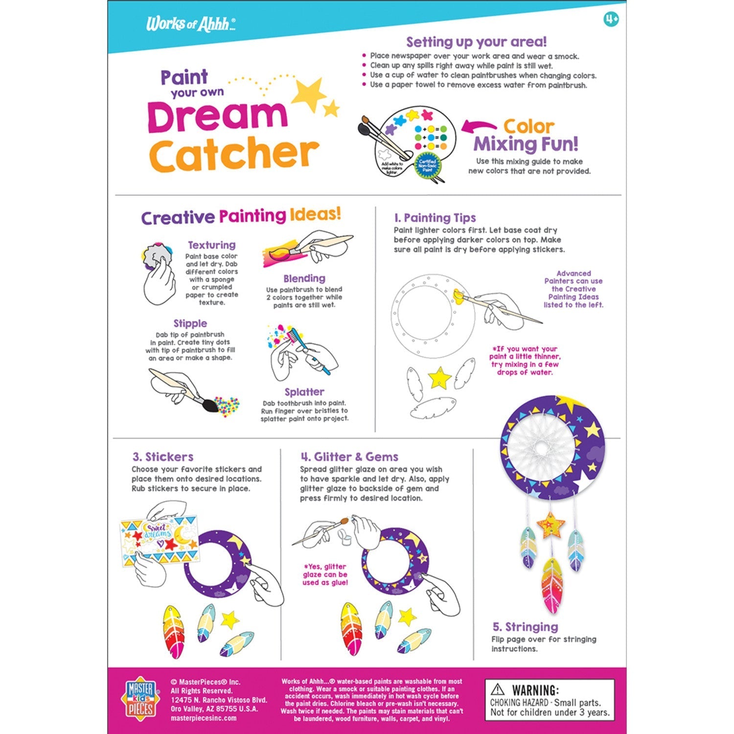 Dreamcatcher Wood Craft & Paint Kit – MasterPieces