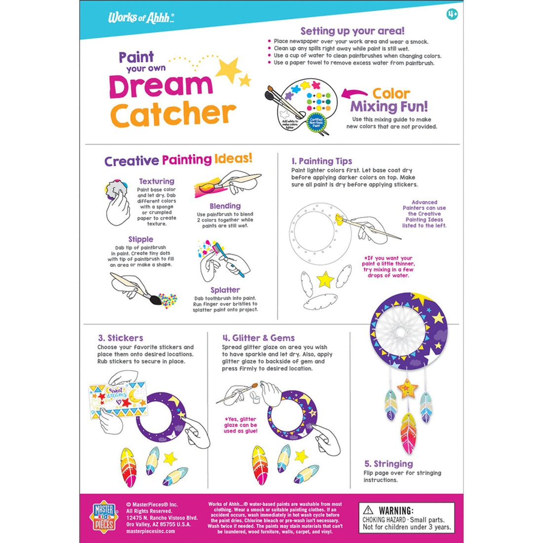 Dreamcatcher Wood Craft & Paint Kit – MasterPieces
