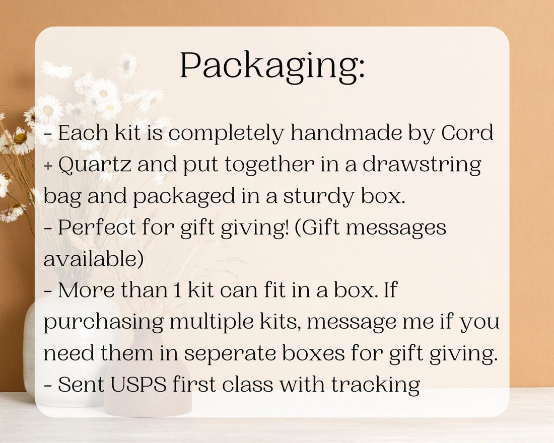 Macrame mandala wall hanging kit. Craft kits for Adults.