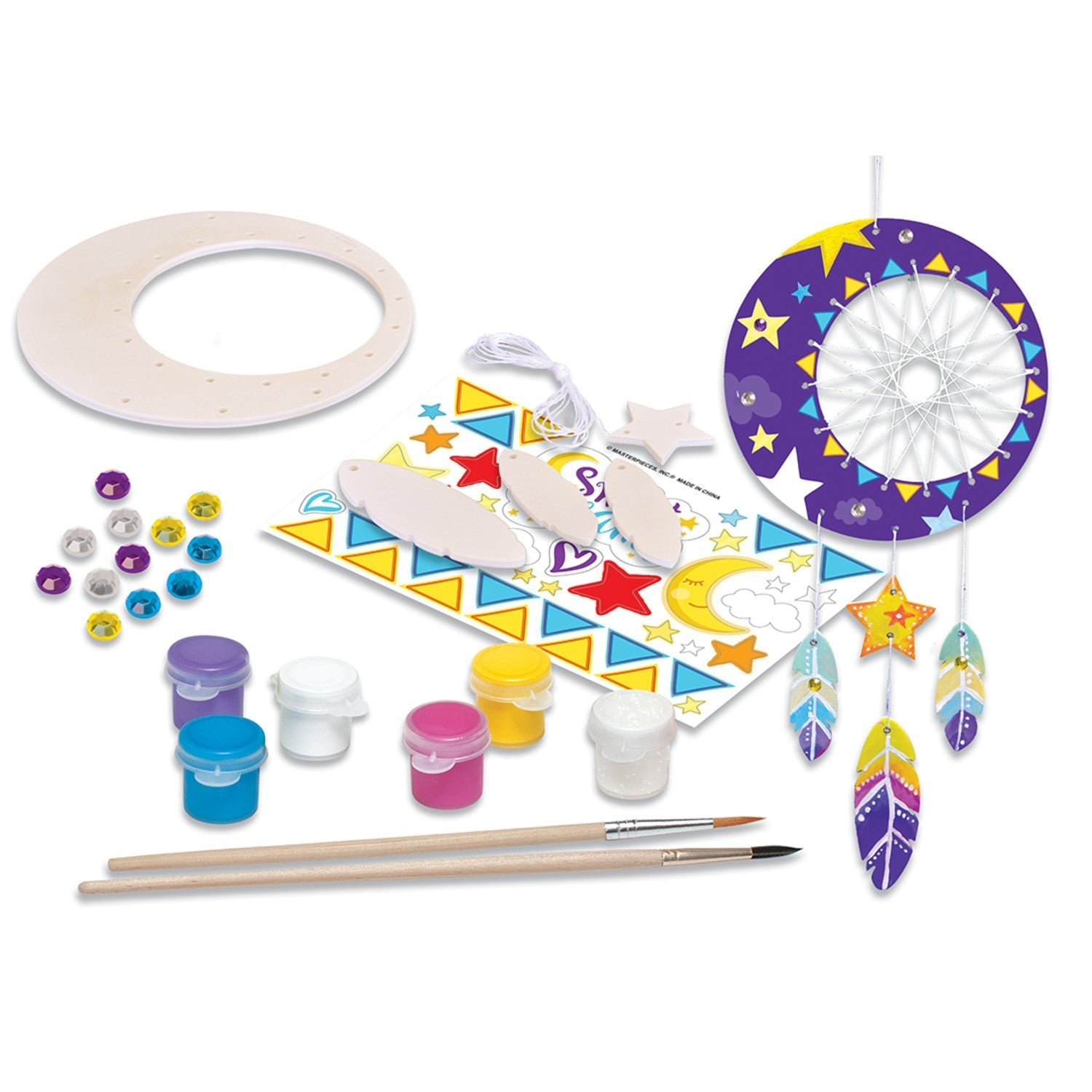 Dreamcatcher Wood Craft & Paint Kit – MasterPieces