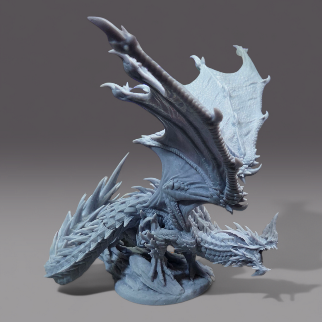 Elder Blue Dragon Miniature – Clash of the Primevals