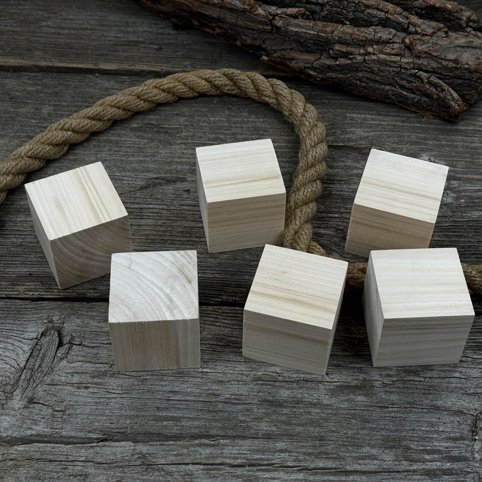 Set of 6 Linden Wood Carving Blanks