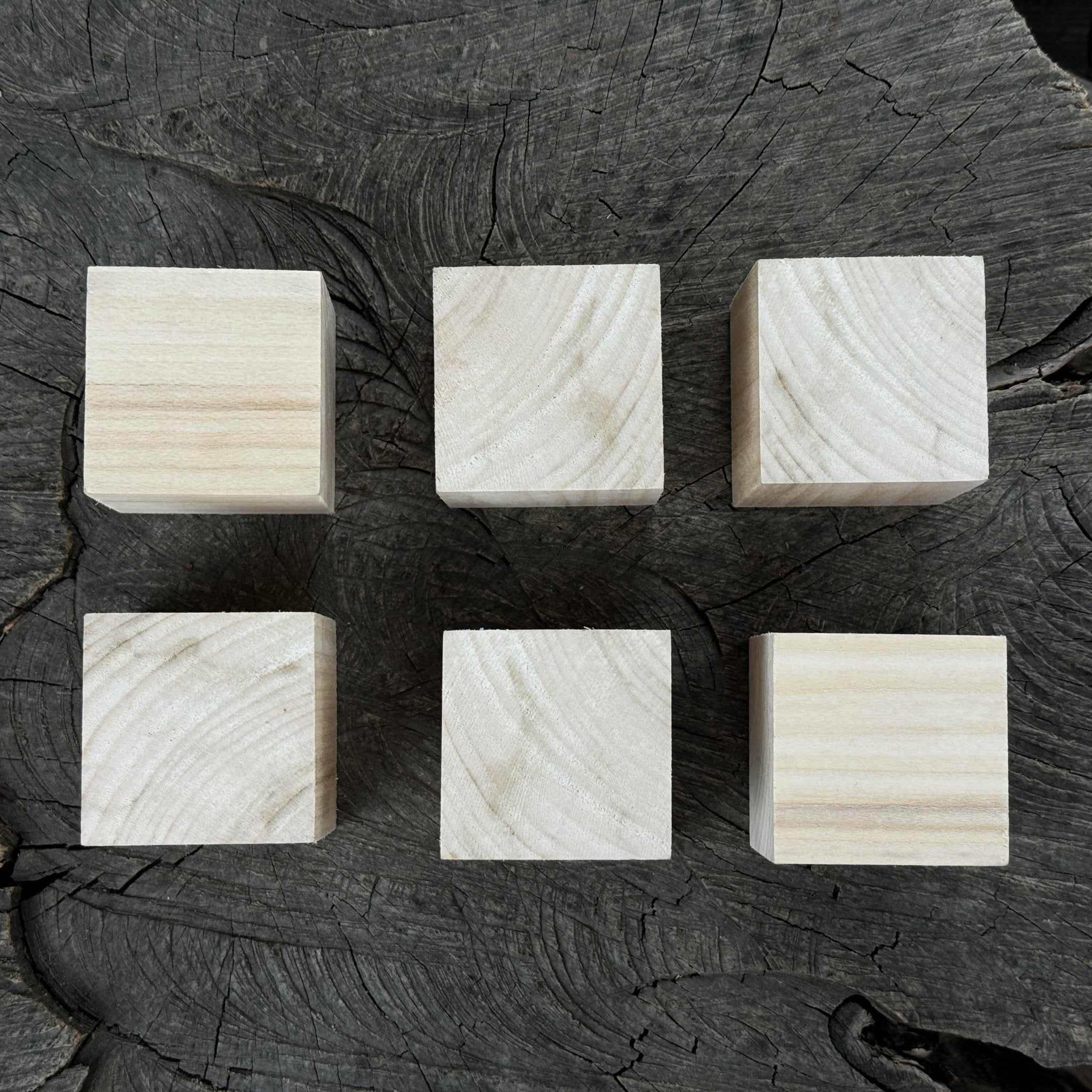 Set of 6 Linden Wood Carving Blanks