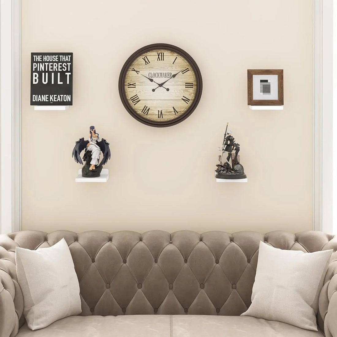 Small Wood Floating Shelves – 4-Pack