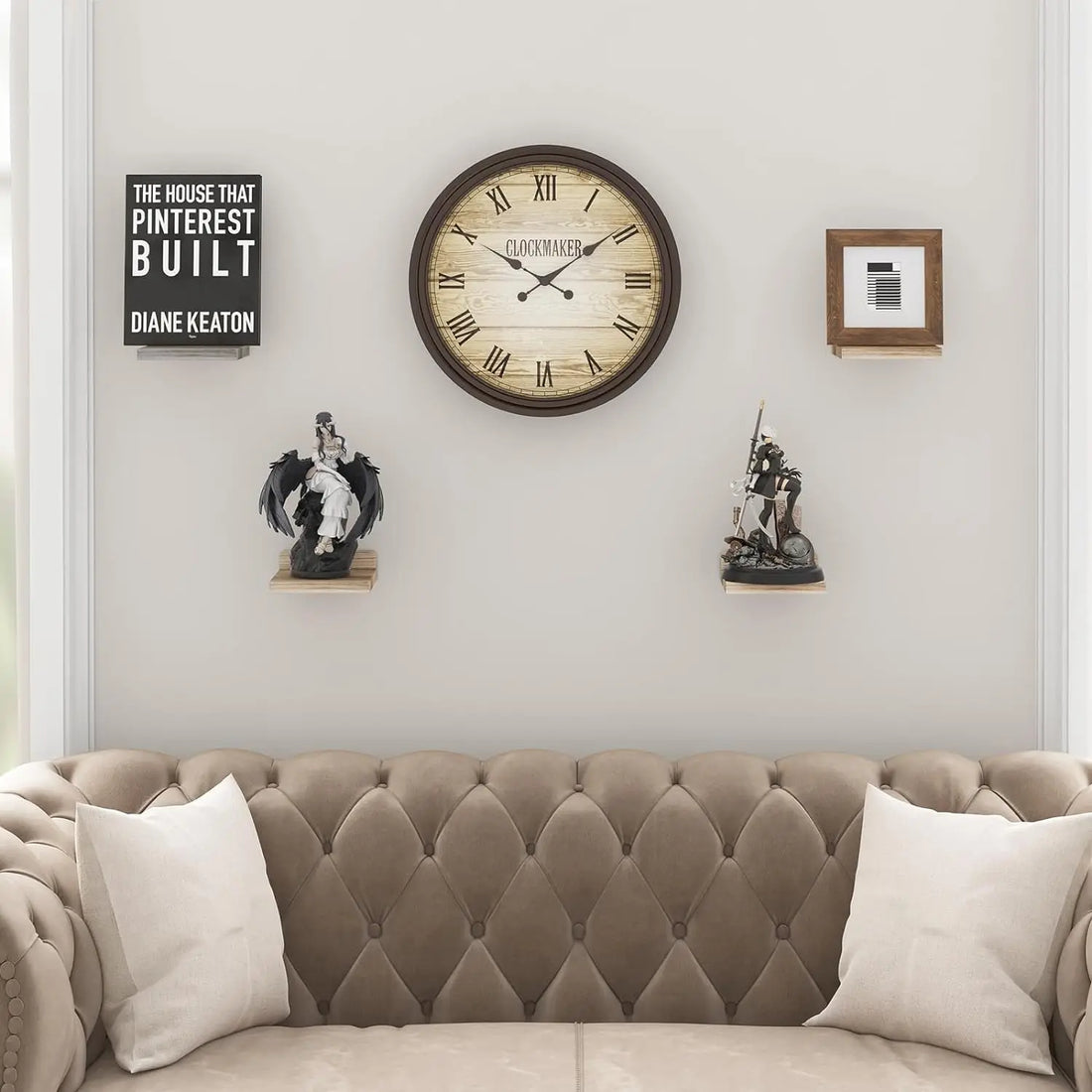 Small Wood Floating Shelves – 4-Pack