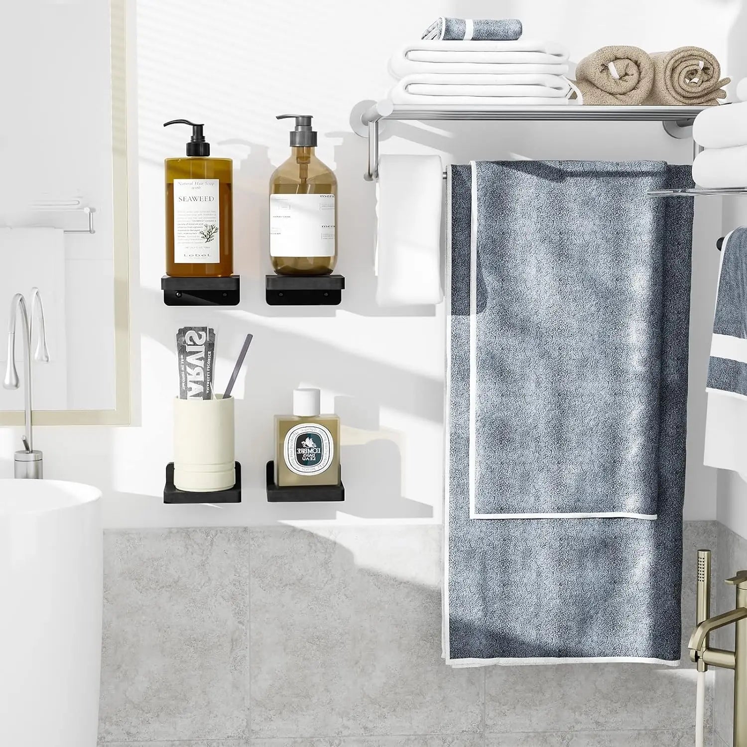 Small Wood Floating Shelves – 4-Pack